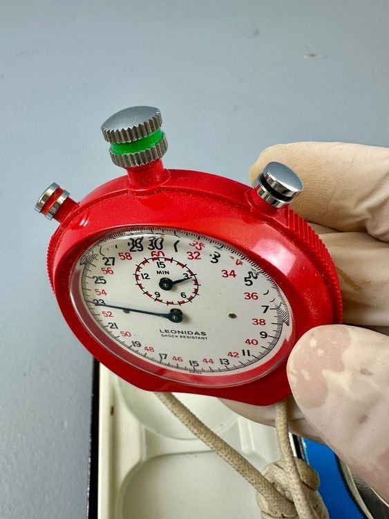 Leonidas Orologi: Heuer Leonidas Trackmaster stopwatch – Nuovo (secondo la descrizione) da Zürich venduto da gds90 2