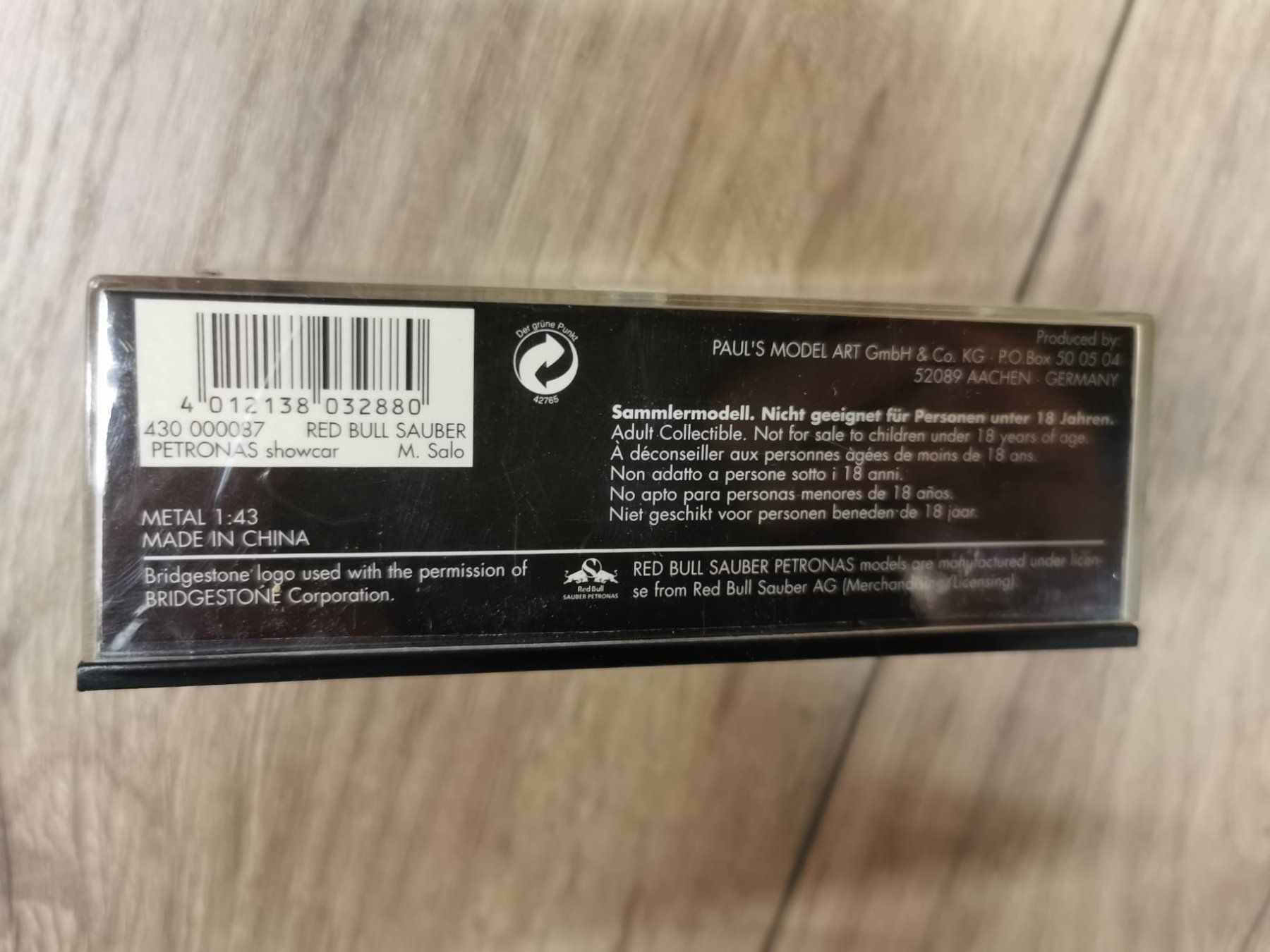 Minichamps Modellini d'auto: Sauber Petronas 1:43 "Mika Salo" – Nuovo e nell'imballaggio originale da Weissbad venduto da Hamster16 4