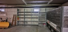 Metallregal verzinkt 4 Elemente gebraucht H =250 cm x 400 cm