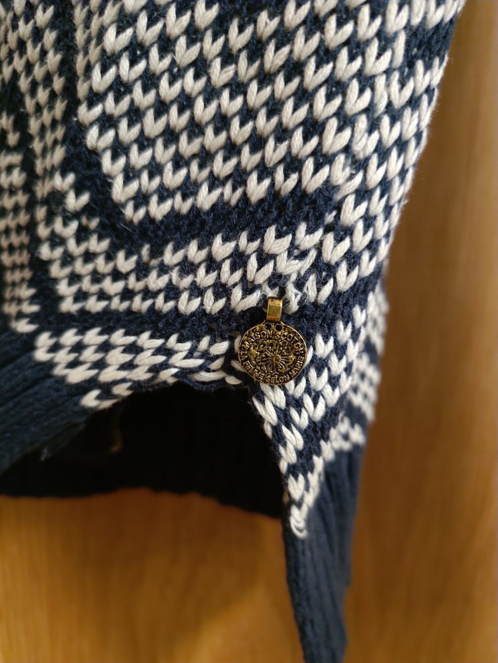 Maison Scotch Maglioni & Felpe: Maison Scotch Strickpullover Chevron Blau Weiss Gr. M – Usato da Zürich venduto da Atelier.Second 5