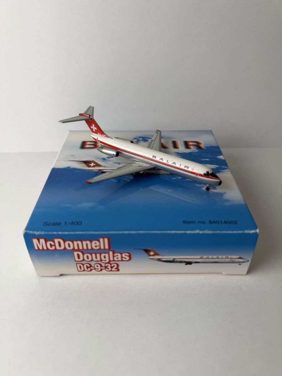 McDonnell Douglas Kit di modellismo & Modellini statici: Balair DC-9-32 1:400 – Usato da Kloten venduto da Bruchpilot747