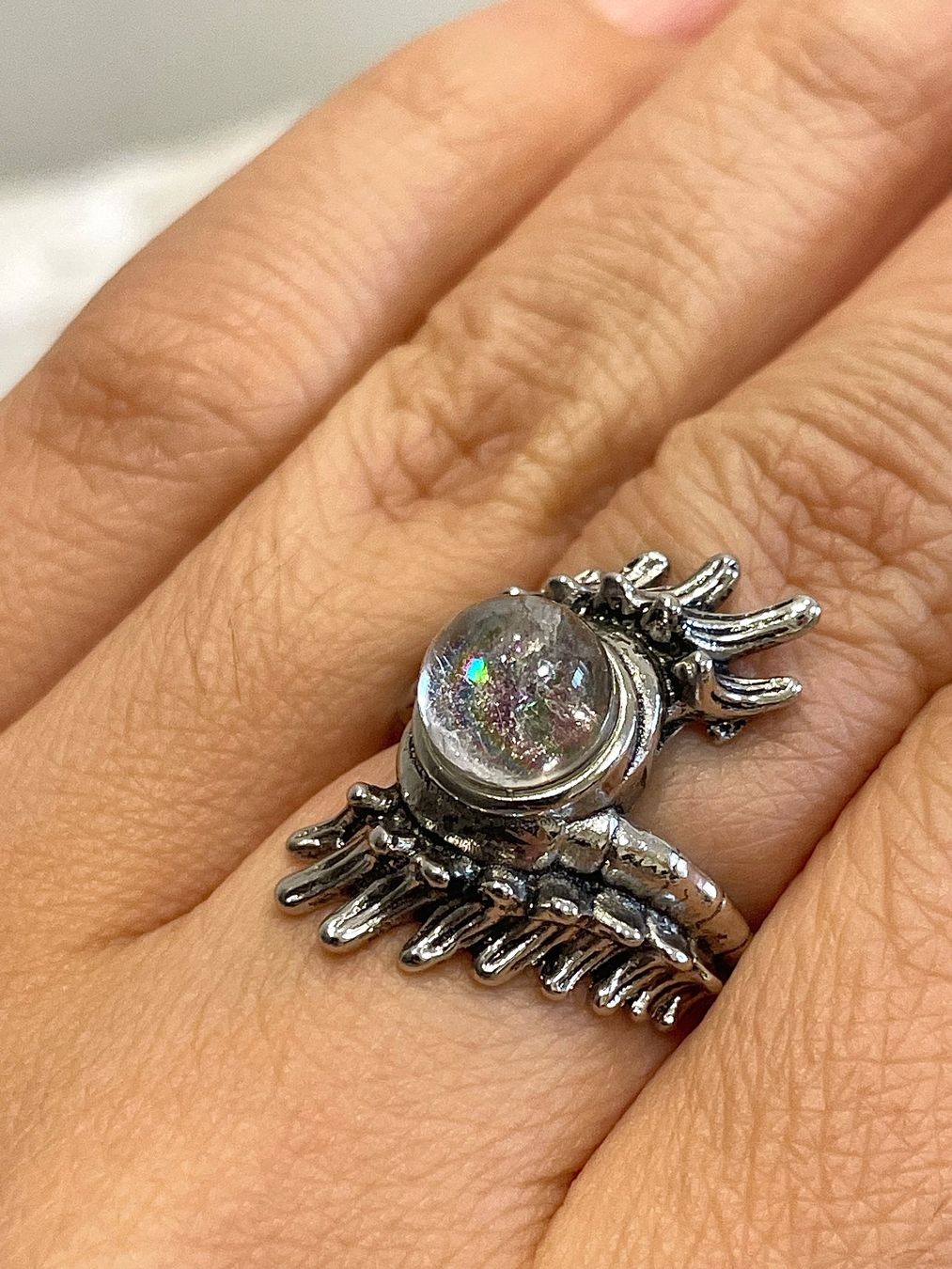 Bagues: Bergkristall-Ring – Neuf avec emballage d'origine à Schiers par sisikristall 1