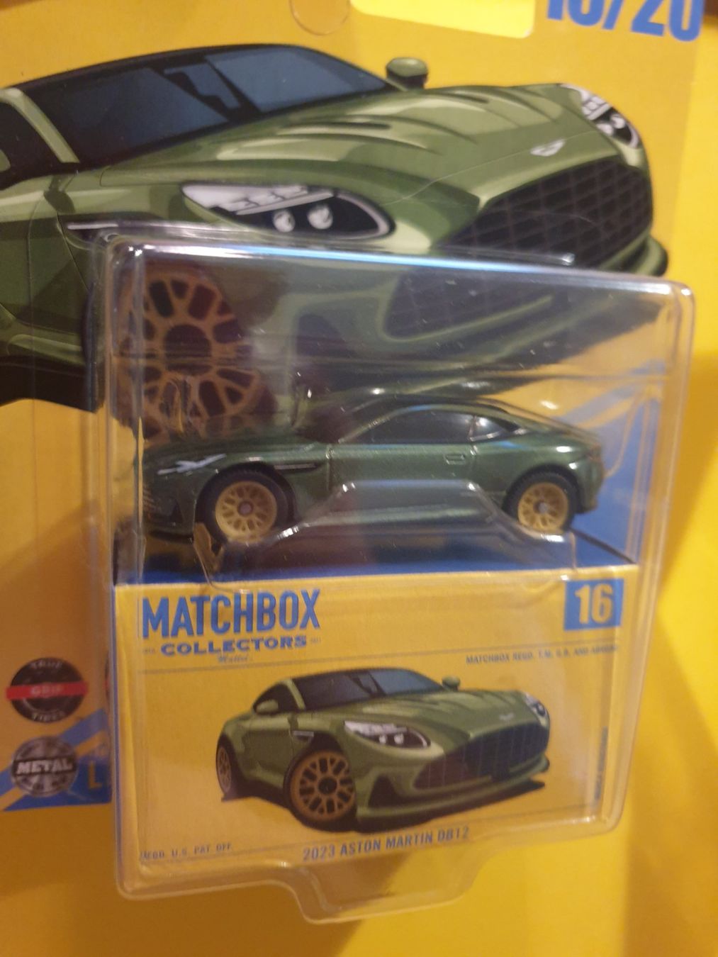 Matchbox Modellini d'auto: Matchbox 2023 ASTON MARTIN DB12 – Nuovo e nell'imballaggio originale da Oftringen venduto da Rotor 3