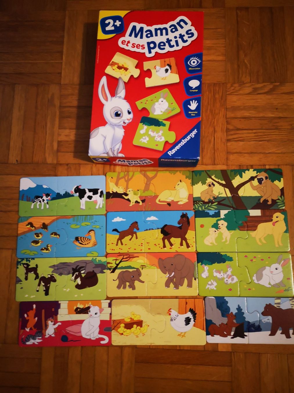 Ravensburger Puzzle: Puzzle Tiere / Animaux 2+ – Usato da Onex venduto da Genevois85