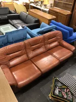 Sofa 3-Sitzer Cognac Leder