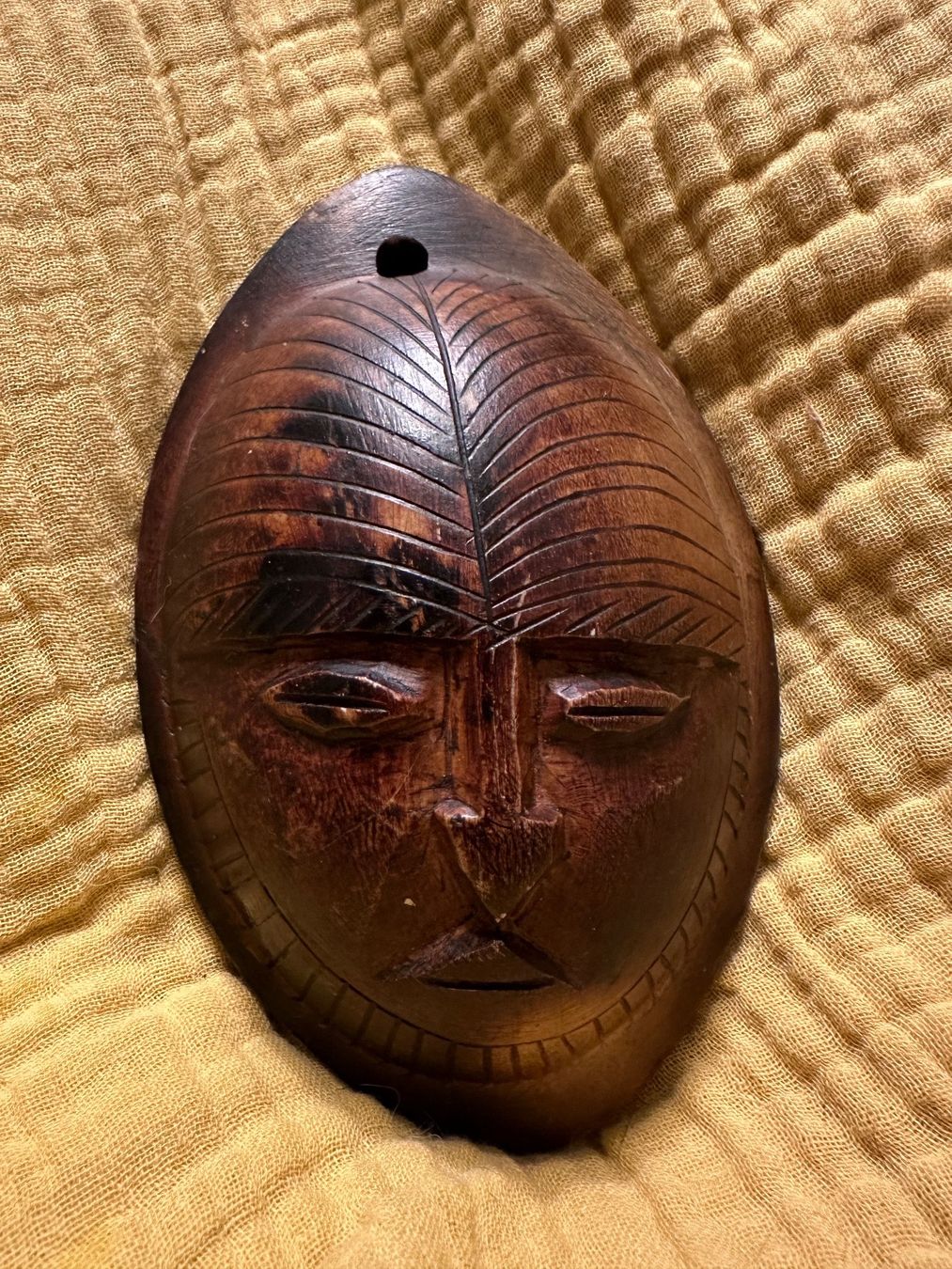 Arte internazionale: Antike afrikanische Stein-Maske, geschnitzt – Usato da Frauenfeld venduto da aluma14