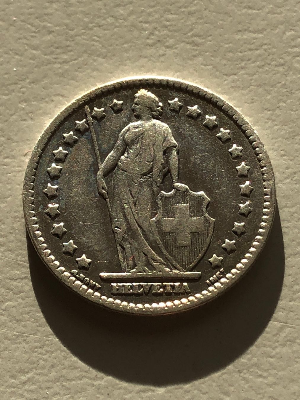Tutti le monete: 1 Fr. 1916 – Usato da Schötz venduto da Odpa 1