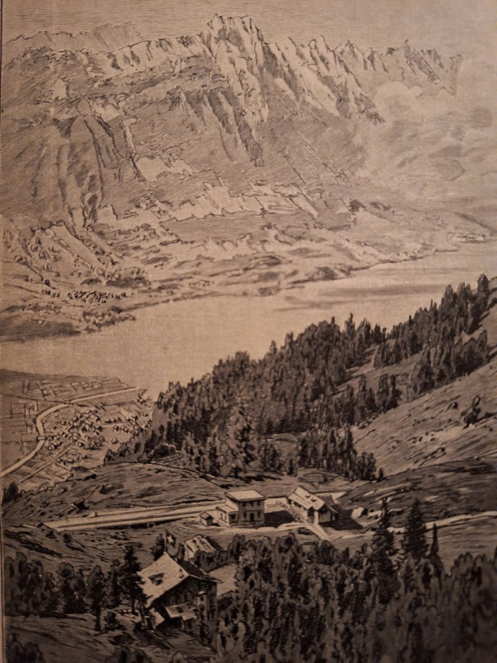 Incisioni: BREITLAUENEN ET LE LAC DE BRIENZ – Usato da Bevaix venduto da bohrap 2