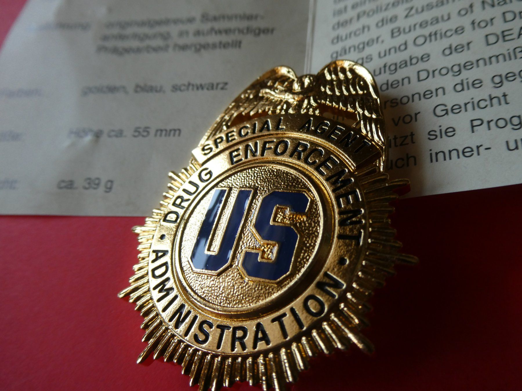Medaglie: USA, Special Agent Drug Enforcement     Replika – Nuovo (secondo la descrizione) da Hinterforst venduto da Rohusri 2