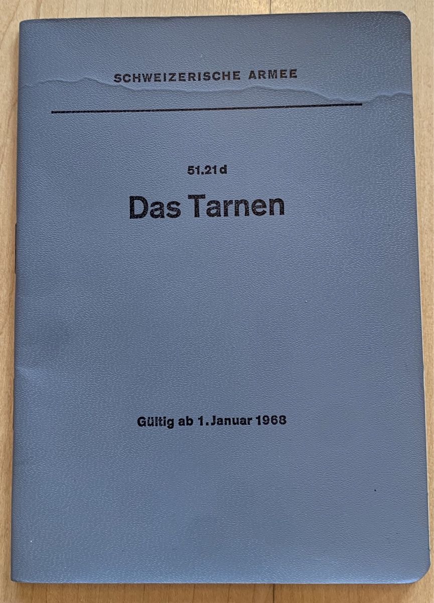 Libri: Reglement 51.21d Das Tarnen – Usato da Goldingen venduto da Bergler012