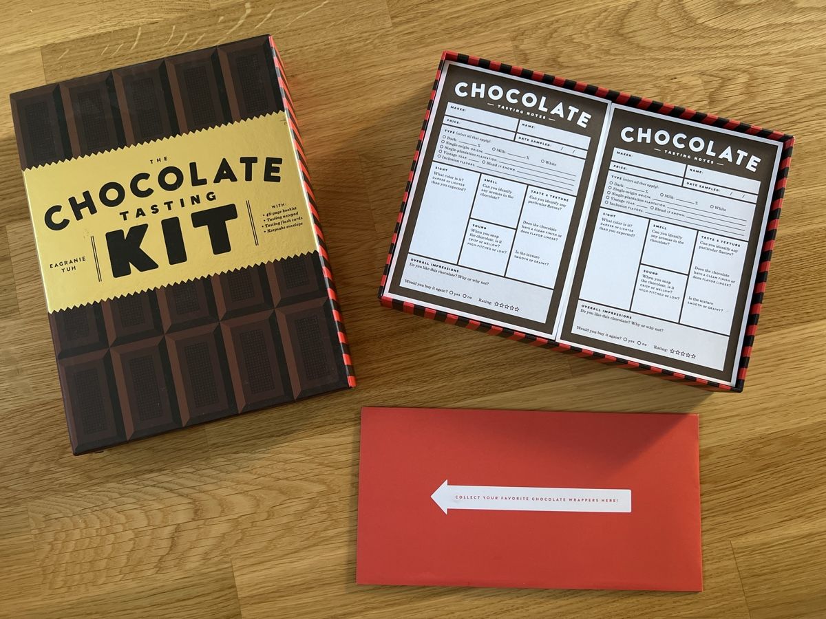Giochi: Chocolate Tasting - 100 sheet tasting notepads – Usato da Basel venduto da clembou