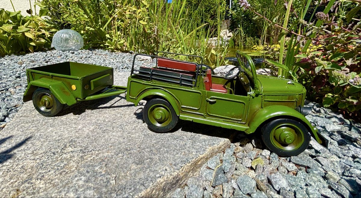 Modellautos: Blechauto mit Anhänger – Neu und originalverpackt aus Langendorf von Blechfahrzeuge 6