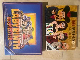 Spiele-Bundle: Das Malefiz-Spiel (komplett) + Labyrinth