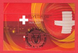 2009  Pro Patria  Block  1 August Altdorf gestempelt TOP
