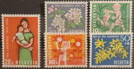 1962 PJ 50 Jahre Pro Juventute Satz postfrisch**