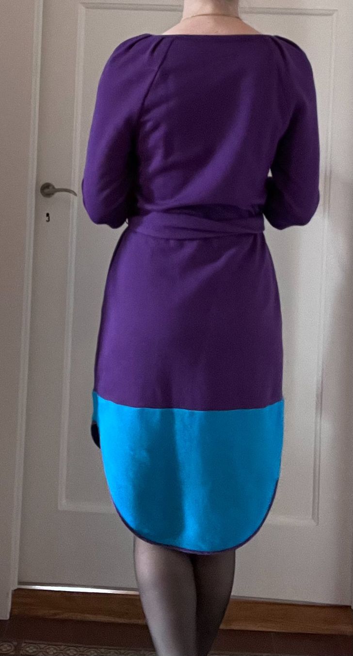 Robes: Magnifique robe cocktail S coton violet – D'occasion à Pully par Artemisya 5