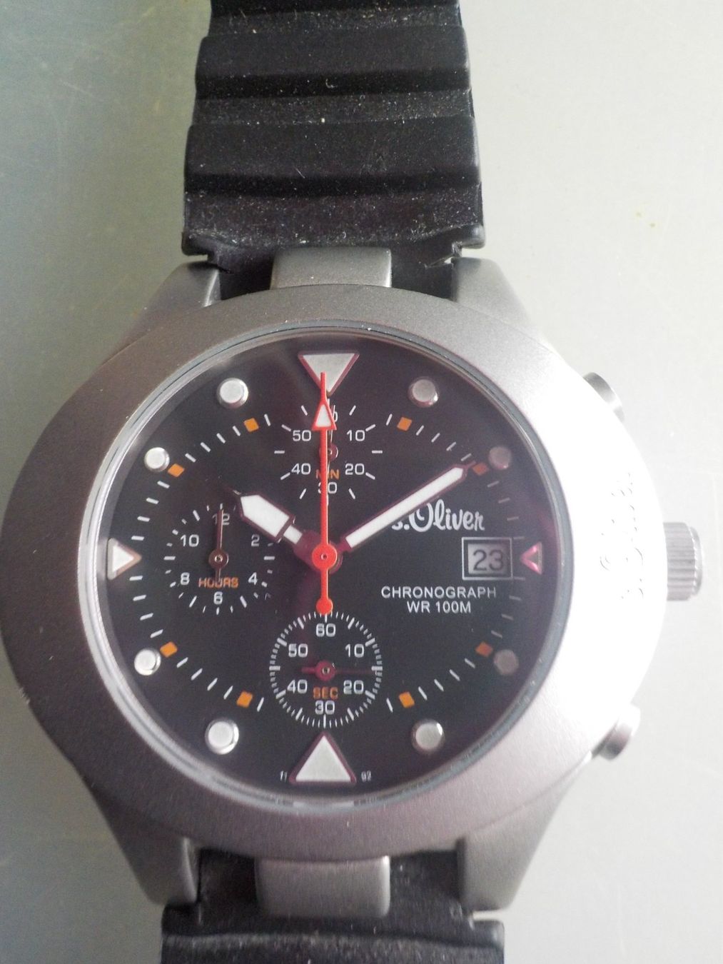 Orologi: S Oliver, Herrenuhr – Usato da Muri b. Bern venduto da Silberqualle