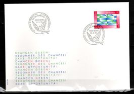 1996 - FDC / Werbemarken / Helfen