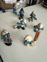 Schlümpfe Konvolut, 7 Stück, Vintage, Figuren, Top Zustand!