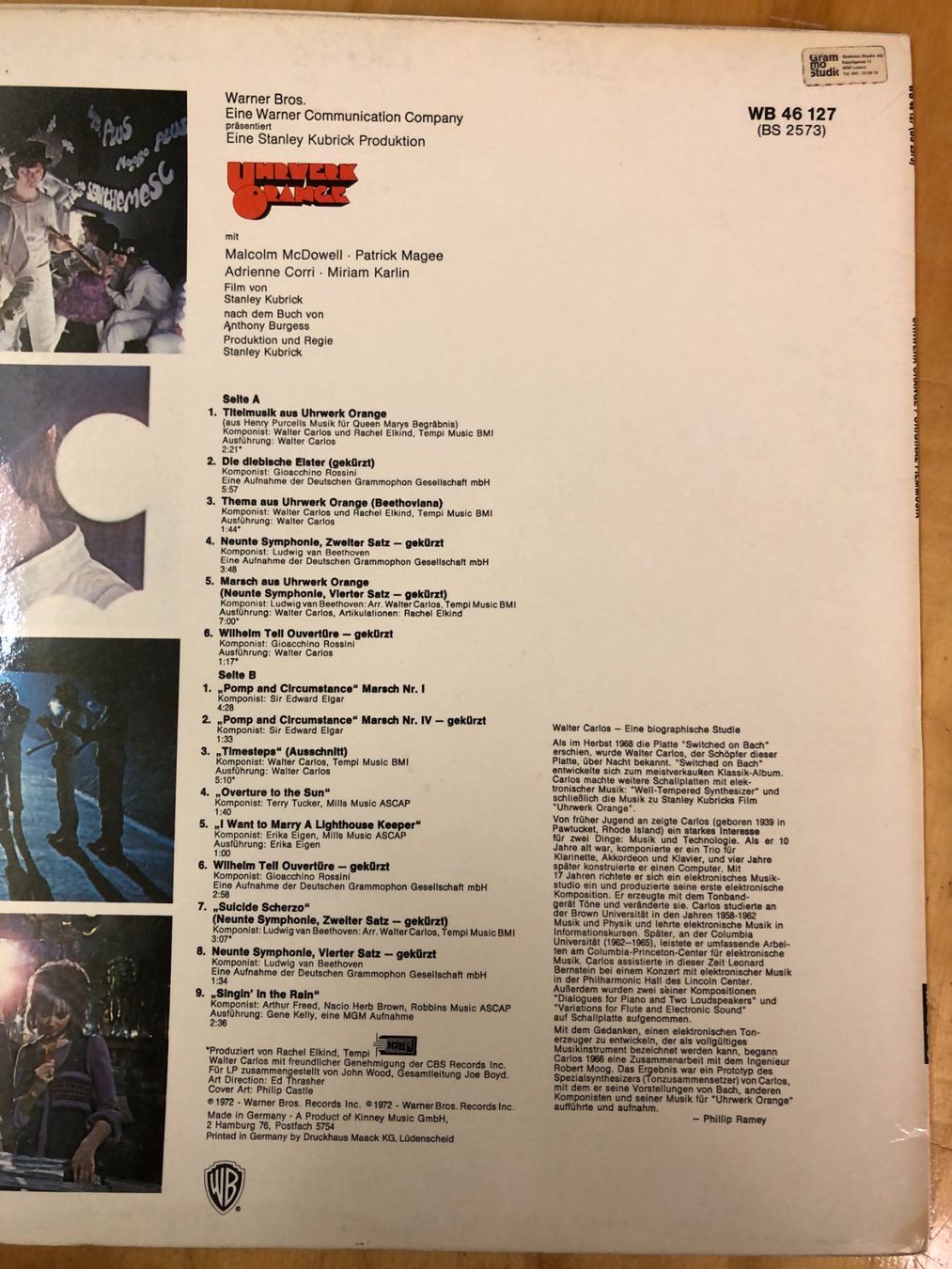 Dischi in vinile: VA - Stanley Kubricks Uhrwerk Orange LP, Clockwork Orange – Usato da Luzern venduto da Schlafenicht00 2