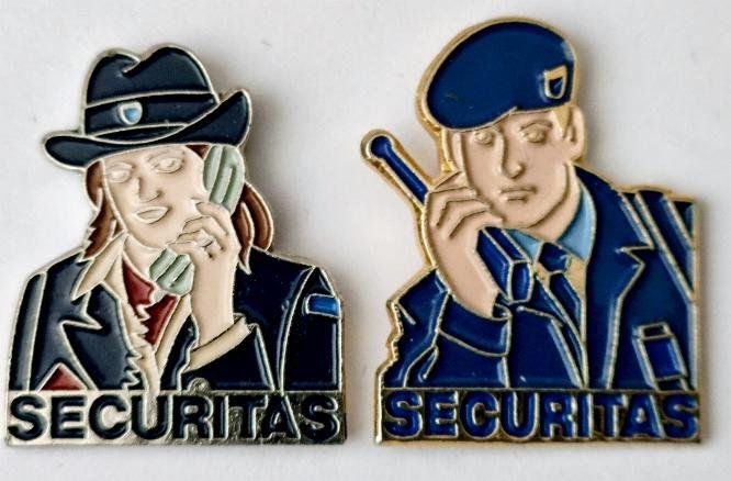 Securitas Placchette & Badge: 2 Pins  Securitas – Usato da Pfäffikon ZH venduto da Colacity