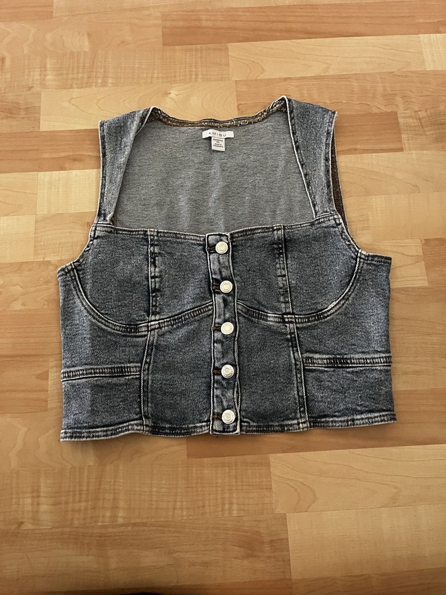 Top: top en jean - taille XL – Usato da Martigny venduto da mar_p55z