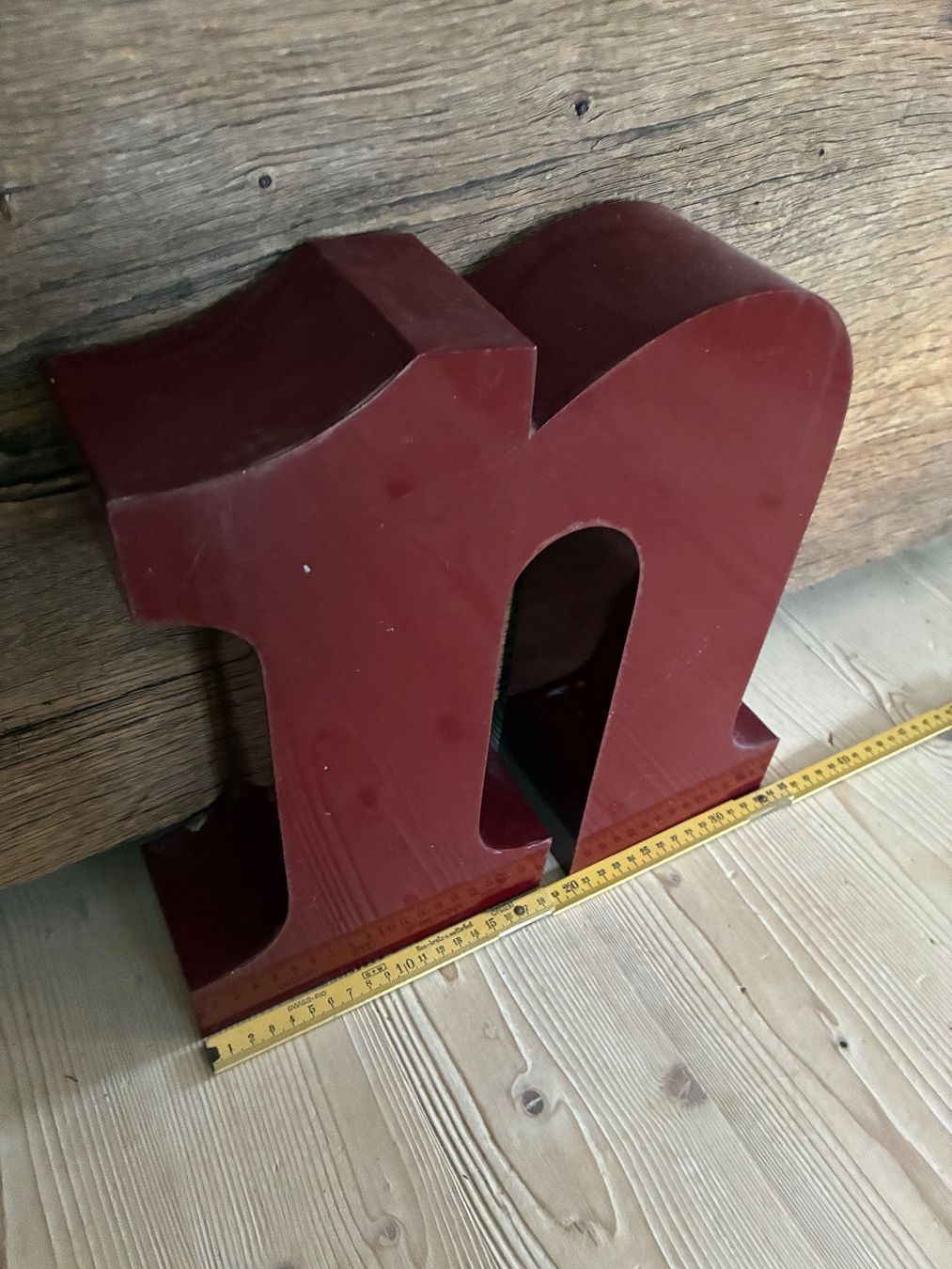 Tutte le decorazioni: Alter Fassadebuchstaben n – Usato da Steffisburg venduto da Reitschel5 6