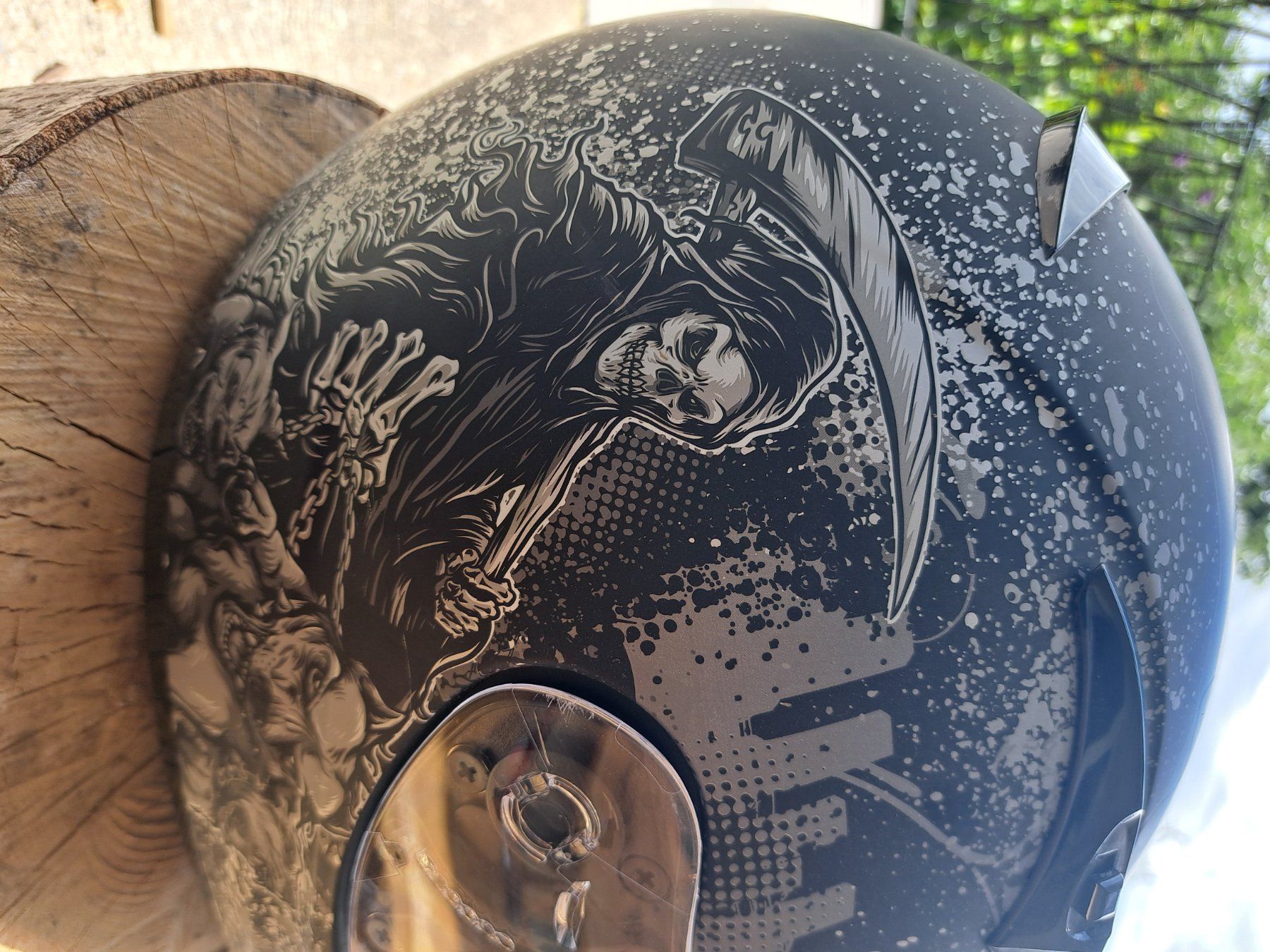 Caschi & visiere: Motorradhelm / Töffhelm – Nuovo (secondo la descrizione) da Lobsigen venduto da hue_ywp2 2