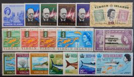 Virgin Islands British Kolonien Lot mit schönen Werten III