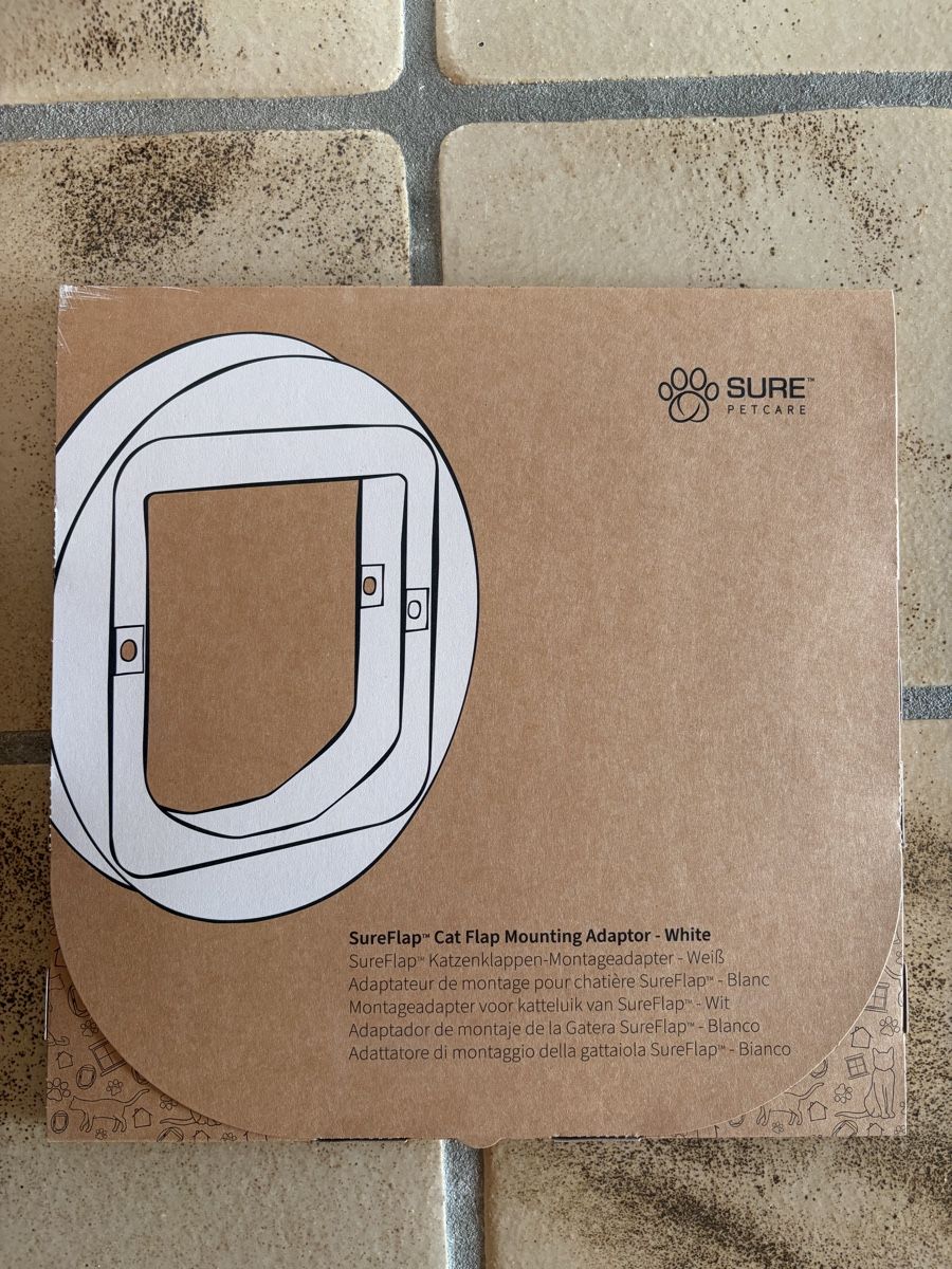 Gattaiole: SureFlap Glaseinbau-Adapter – Nuovo e nell'imballaggio originale da Lenzburg venduto da norakoepfli