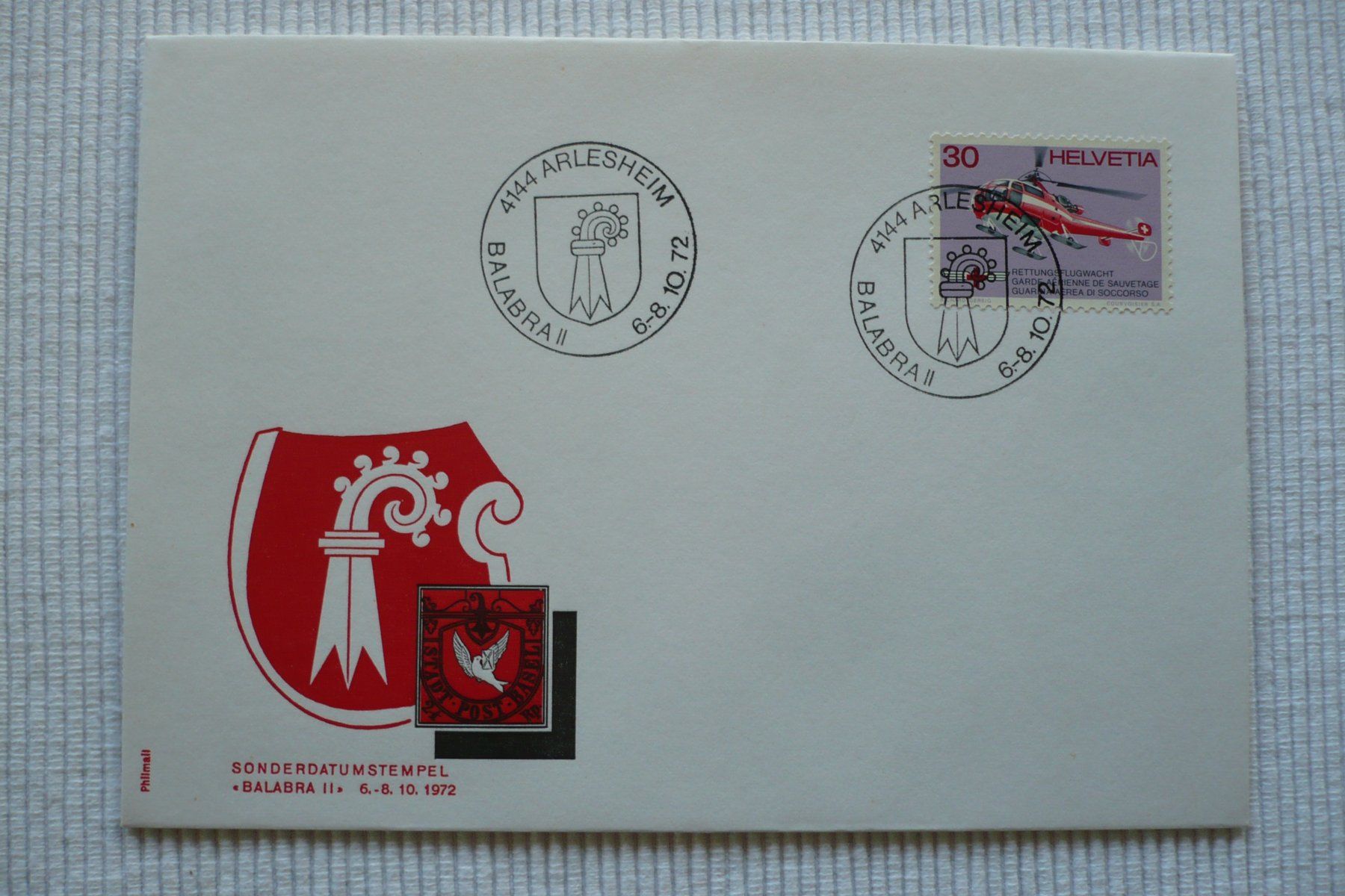 Tous les timbres: 1972 BALABRA II, Arlesheim – D'occasion à Zürich par saltandpepper008