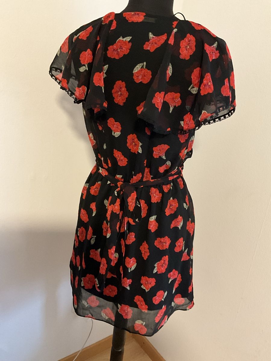 Zara Kleider: Zara Chiffon Kleid mit Blumenmuster, Grösse S – Neu (gemäss Beschreibung) aus Bösingen von ash_jnn8 3