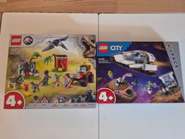 2 Lego Set  ab 4 (Baby Dinosaur  76963 und Space 60429)
