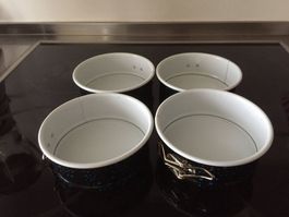 4 er Set Mini Springförmli Betty Bossi
