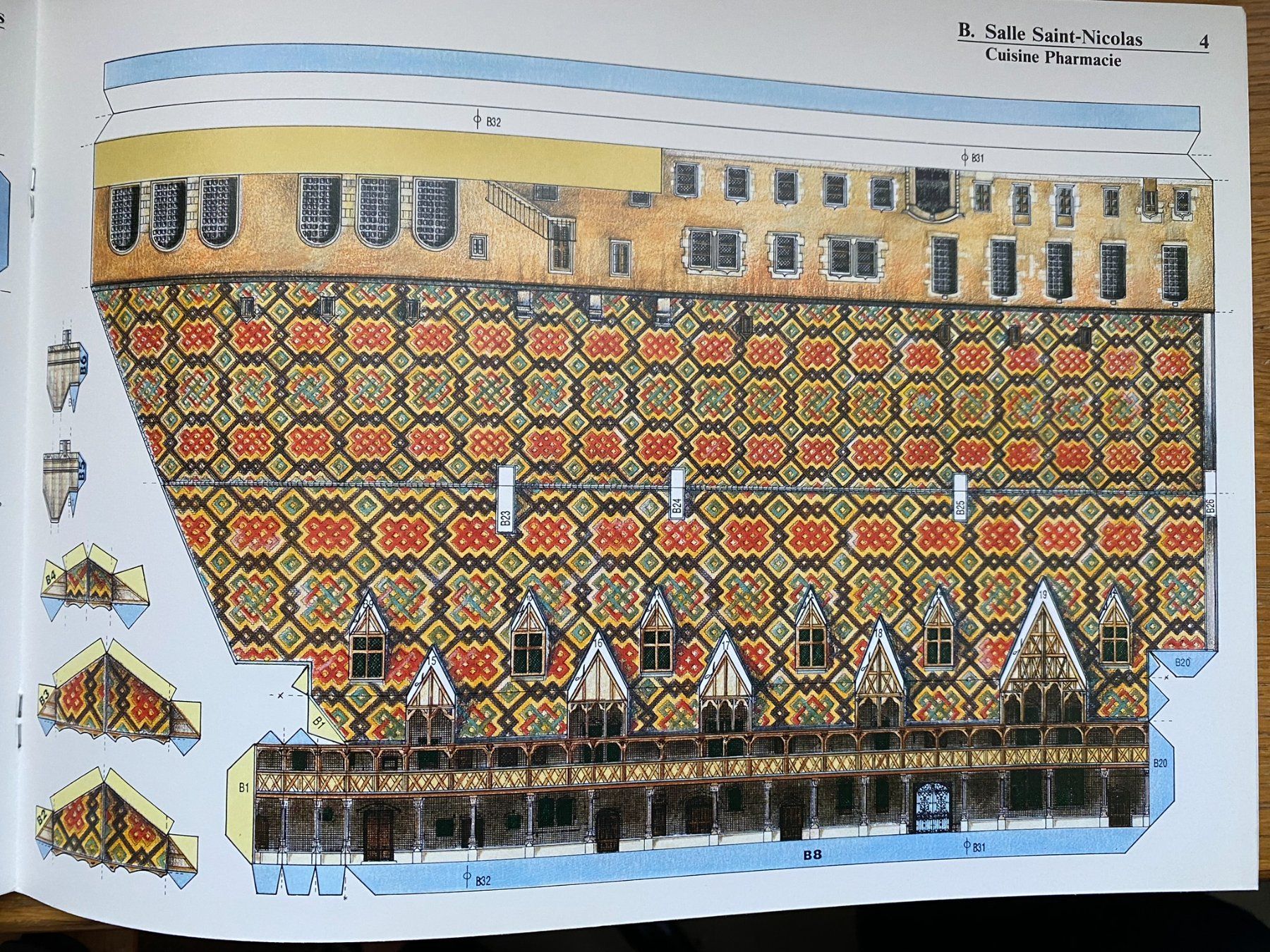 Bastelsets: Maquette Bastelbogen Hospices de Beaune 1:250 – Neu (gemäss Beschreibung) aus Spiez von Mlandcruiser 3
