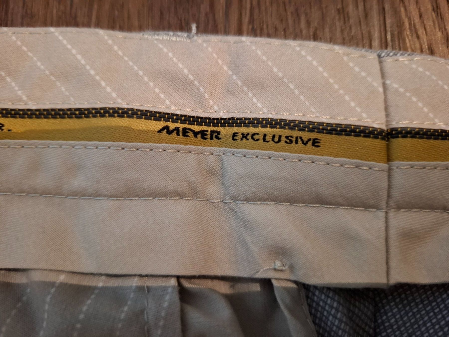 Pantalons: Herren Hose MEYER EXCLUSIVE hellgrau Grösse 52 Neu – Neuf (Voir description) à Root par liv_6n92 2