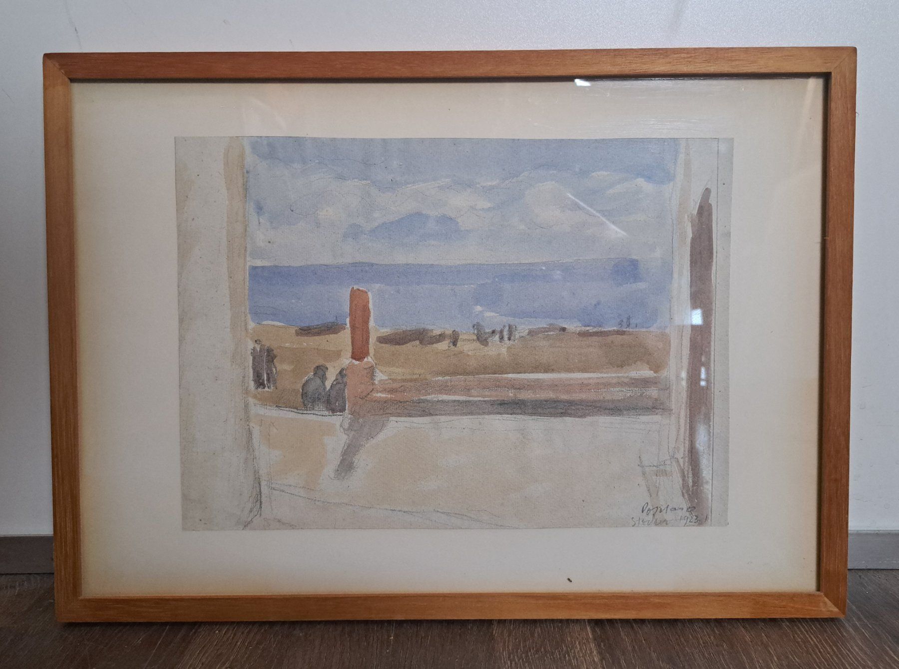 Dipinti: Aquarelle signée Stocker et datée 1923 Positano – Usato da Tramelan venduto da Art-rider 7