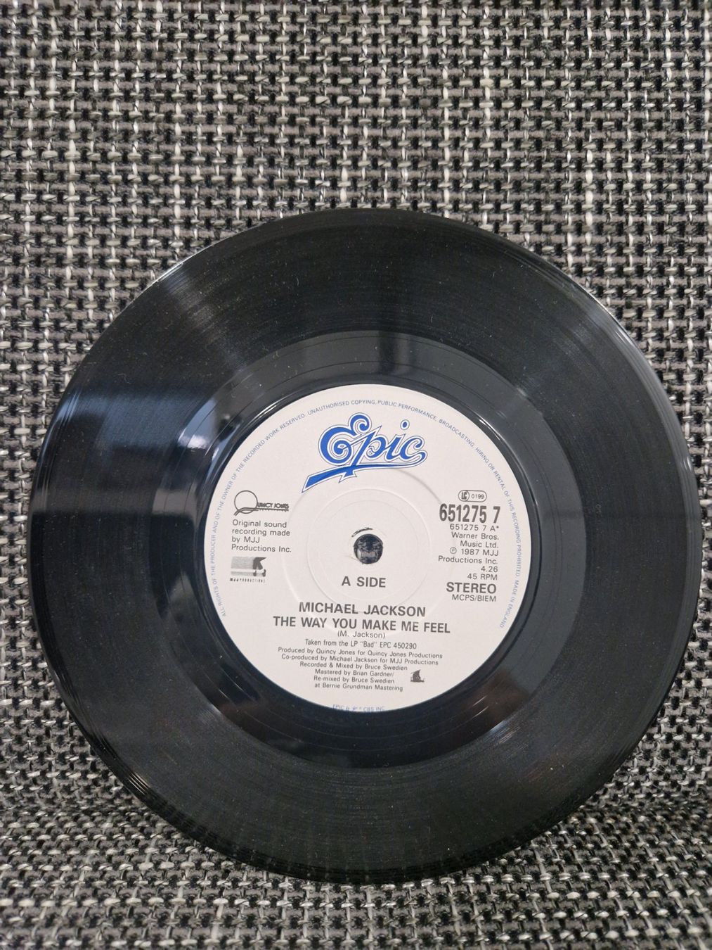 Dischi in vinile: Michael Jackson: The way you make me feel Maxi – Usato da Stetten SH venduto da ExtremMIB 2