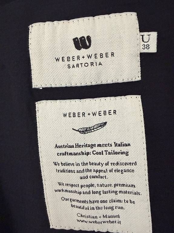 Giacche: Legerer Schwarzer Blazer Weber+Weber - Gr. 38 – Usato da Schliern b. Köniz venduto da tezi 2