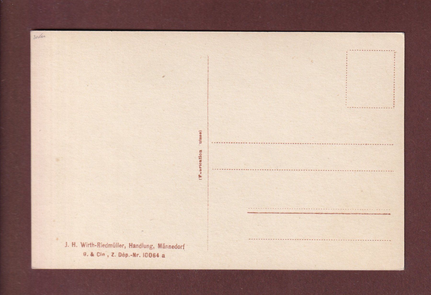 Cartes postales: MÄNNEDORF - Teilansicht – D'occasion à Pully par nicecards-shop 1