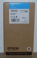 Original Epson Stylus 4900 cyan Patrone, T6532 / T653200