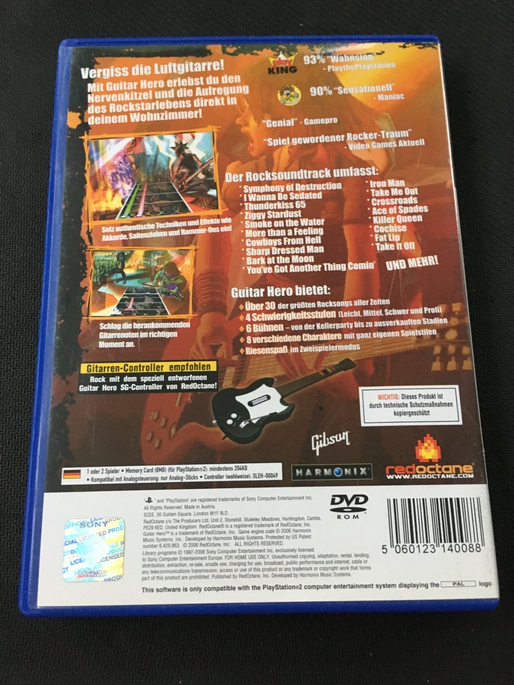Sony Giochi: Guitar Hero - Playstation 2 / PS2 – Usato da St.Gallen venduto da sjosjo 1