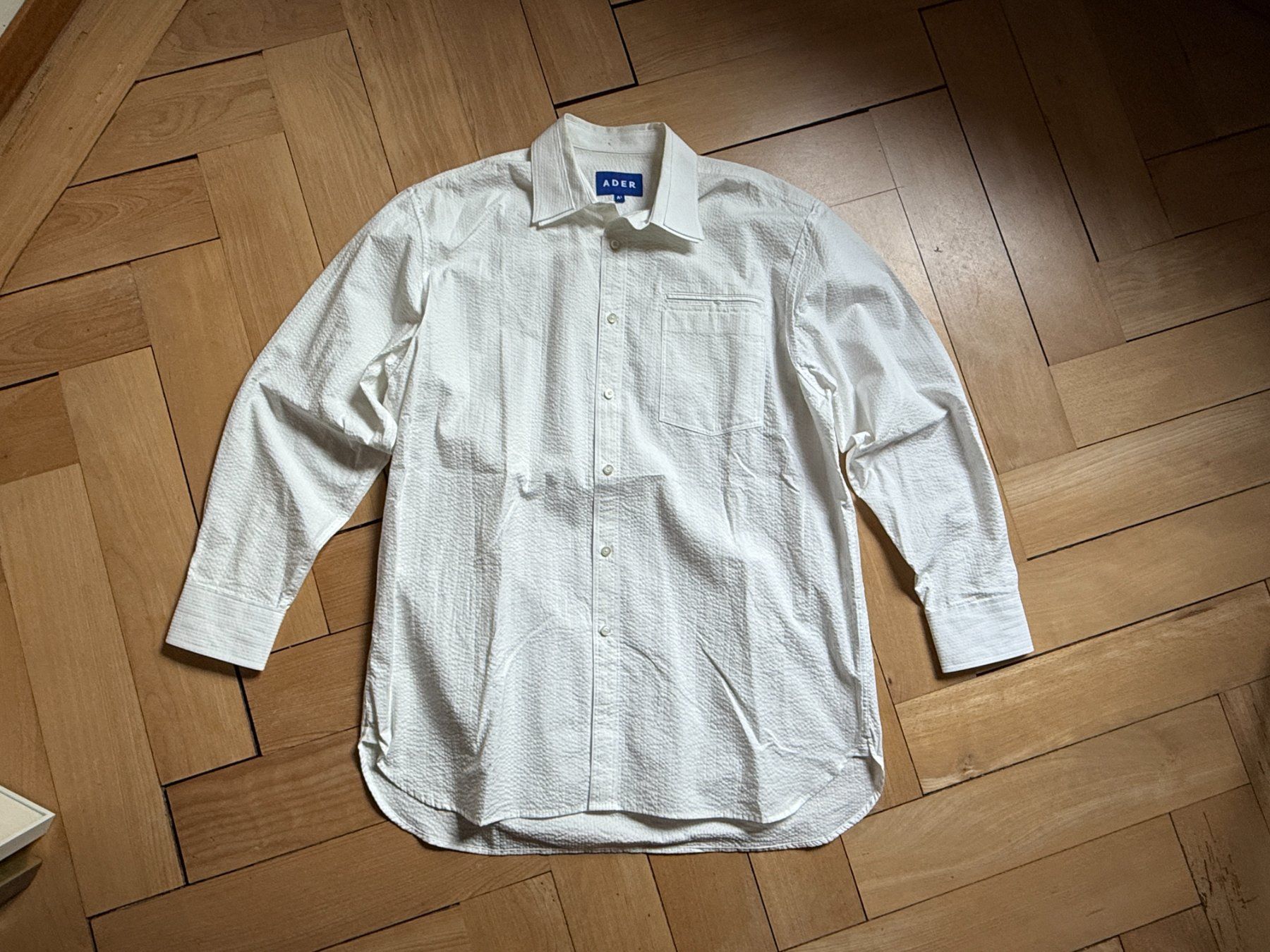Chemises: ADER ERROR - Hemd weiss oversized L – D'occasion à Zürich par Diazaio