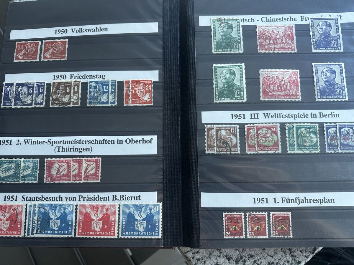 Tous les timbres: Sammlung DDR gest&postfrisch in 12 Alben – D'occasion à Wettingen par Phibras 4