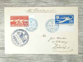 TR12 Enveloppe + Timbre Suisse 1932