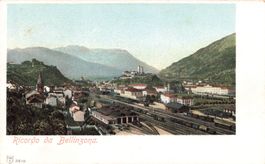 Bellinzona (TI) Castello Uri Litho 
