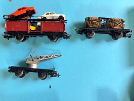 Modelleisenbahn Güterwagen Konvolut 3 Stück gebraucht
