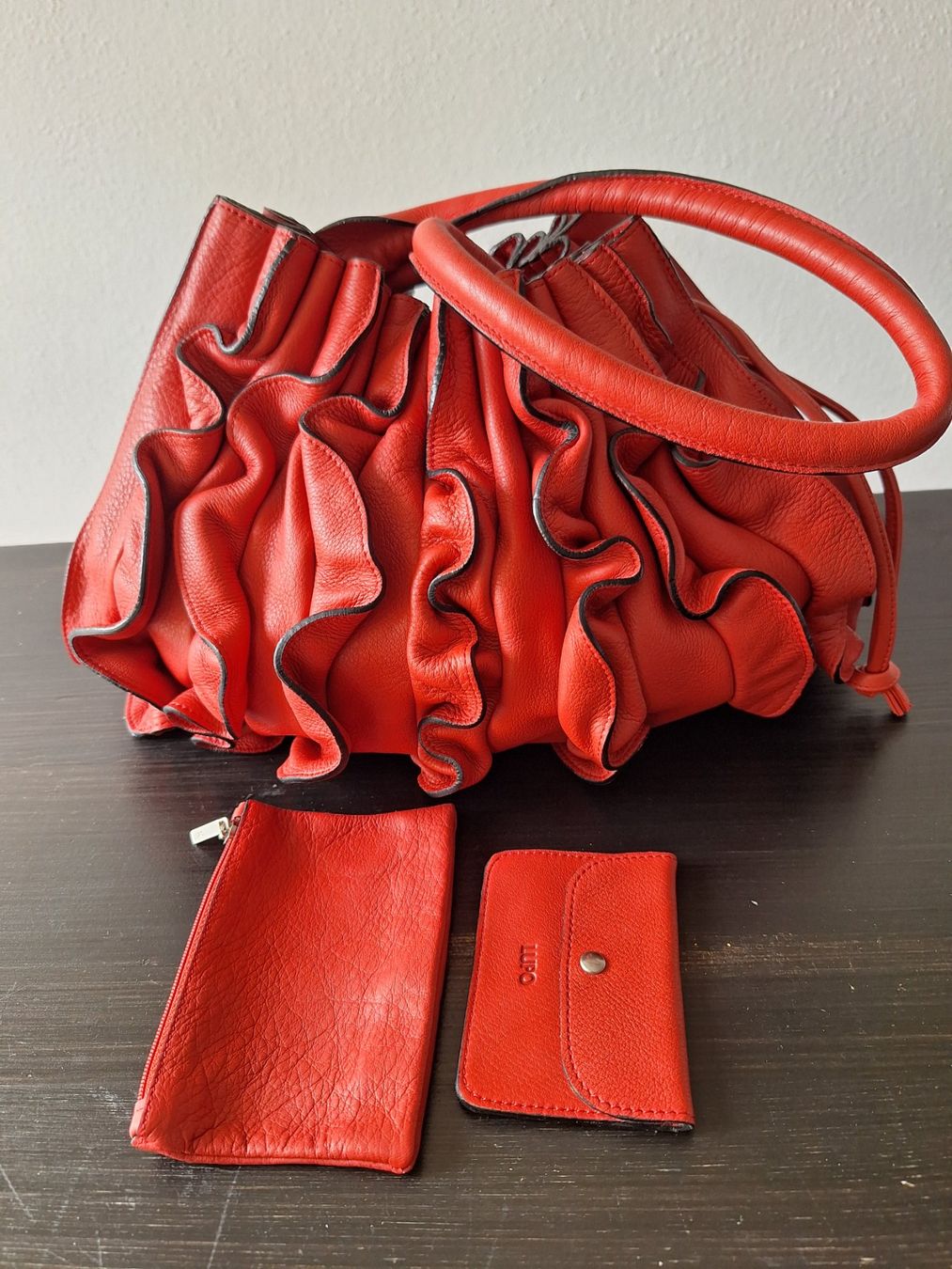 Sacs femmes: Handtasche Leder rot – D'occasion à Kreuzlingen par Firlefanzin15 1