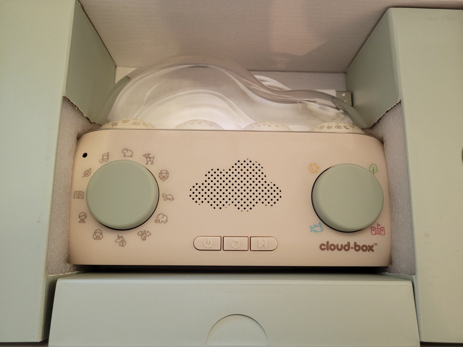 Carillon: Veilleuse musicale Cloud-box, neuve, histoires DE/ENG – Nuovo e nell'imballaggio originale da Yverdon-les-Bains venduto da lalolo64 3