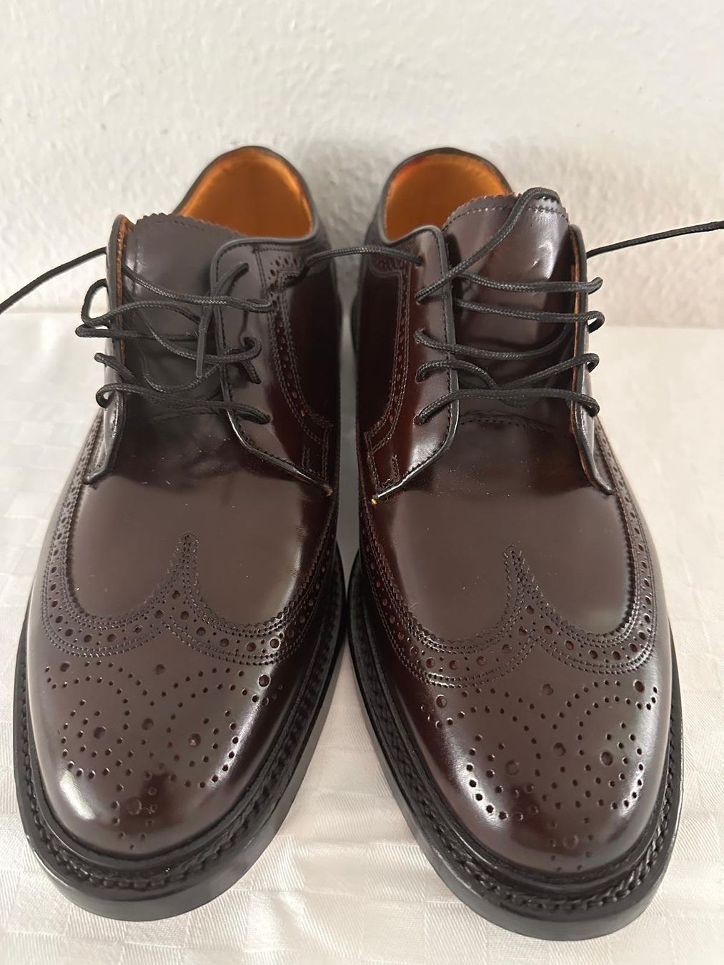 Scarpe da uomo: Florsheim Imperial Longwing Brogue Leder Gr. 9½ 3E – Nuovo (secondo la descrizione) da Zollikerberg venduto da maon1999 1